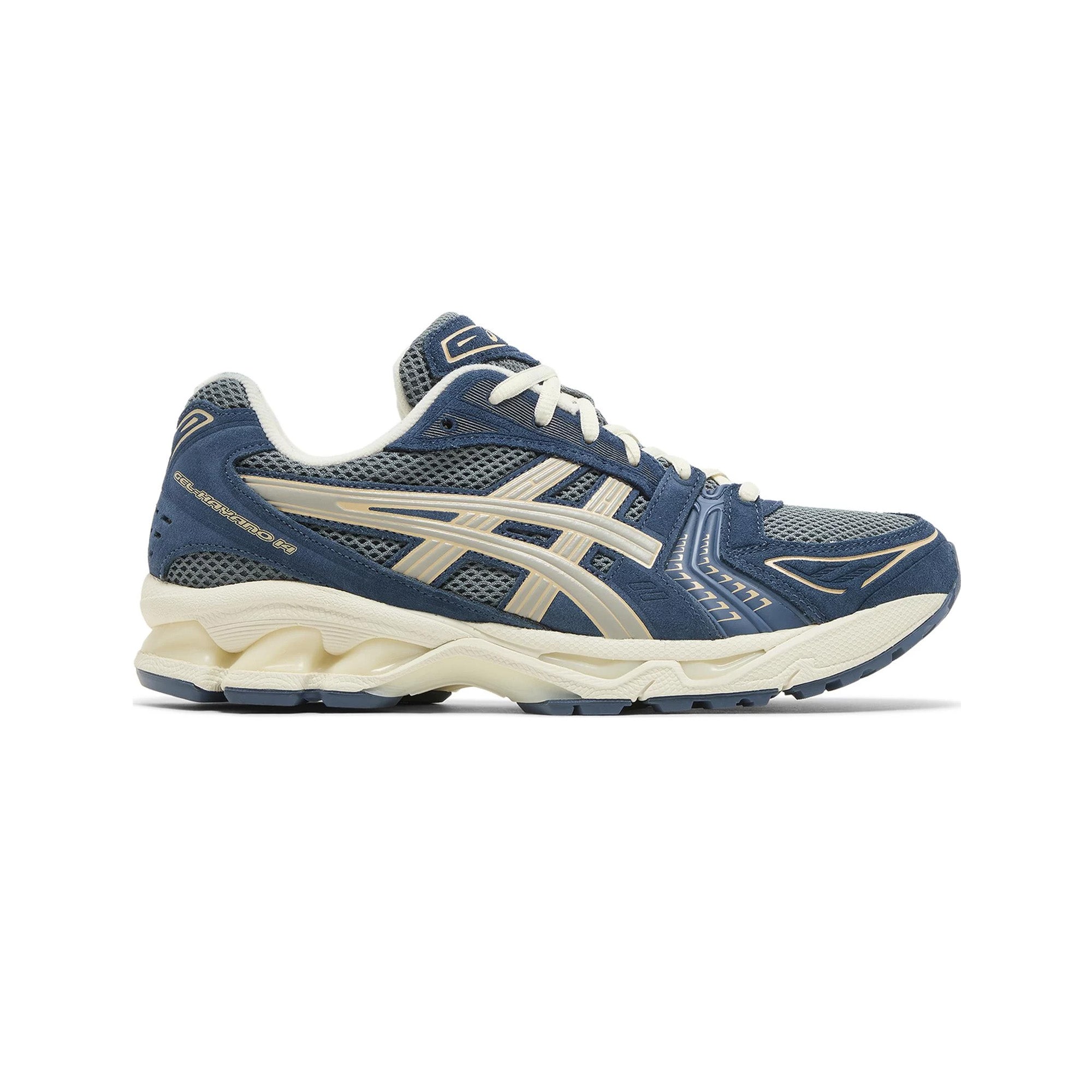 ASICS Gel Kayano 14 Running Shoes for Men - Dark Pewter/Seal Grey - Lightweight Cushioned Sneakers for Jogging, Gym Workouts & Daily Wear