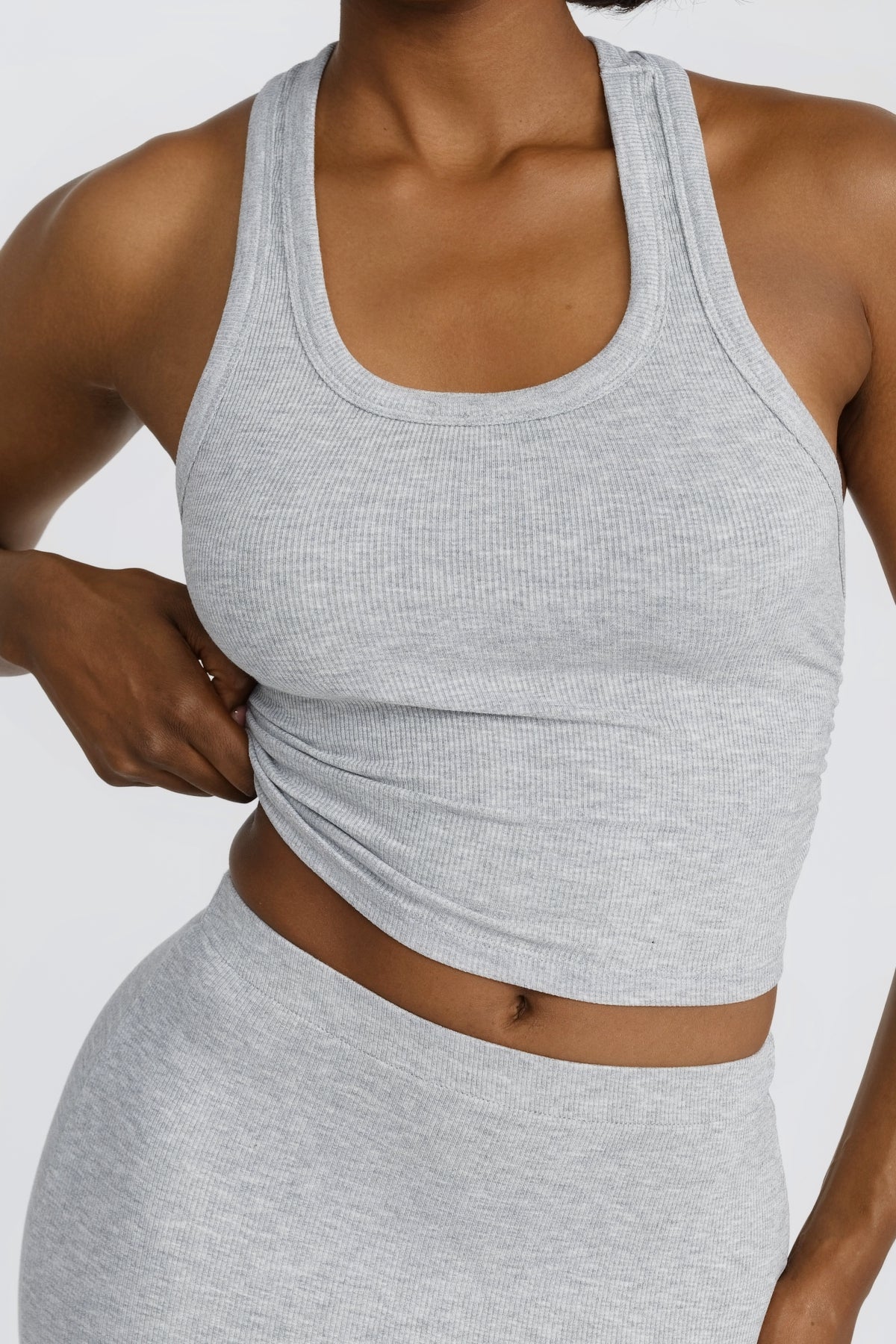 Dom Racerback Tank Top for Women - Soft Breathable Cotton Blend Casual Sleeveless Shirt - Perfect for Gym, Yoga, Running & Summer Outfits