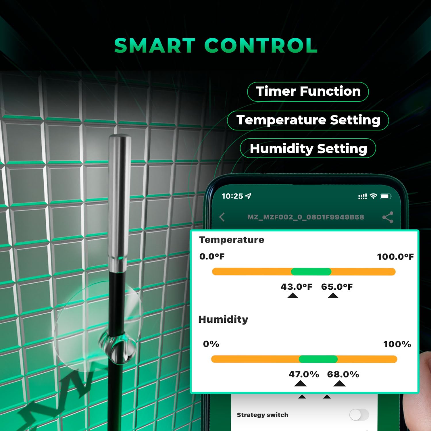 Mars Hydro iFresh 6 Inch Smart Inline Duct Fan with Variable Speed Controller - 402 CFM, WiFi App Control, Temp & Humidity Sensor - Ventilation Exhaust Fan for Grow Tents, Hydroponics, Greenhouses, Indoor Gardens (Perfect for Climate Control & Air Circulation)