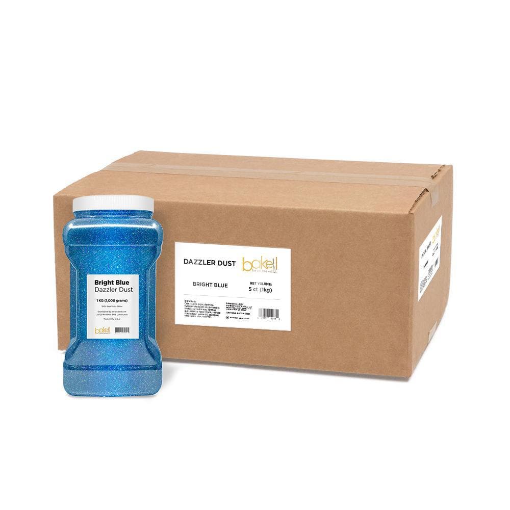 Bright Blue Dazzler Dust® - Bulk Glitter for Crafts, DIY Projects & Nail Art | Wholesale Sparkle Powder for Party Decorations & Art Supplies