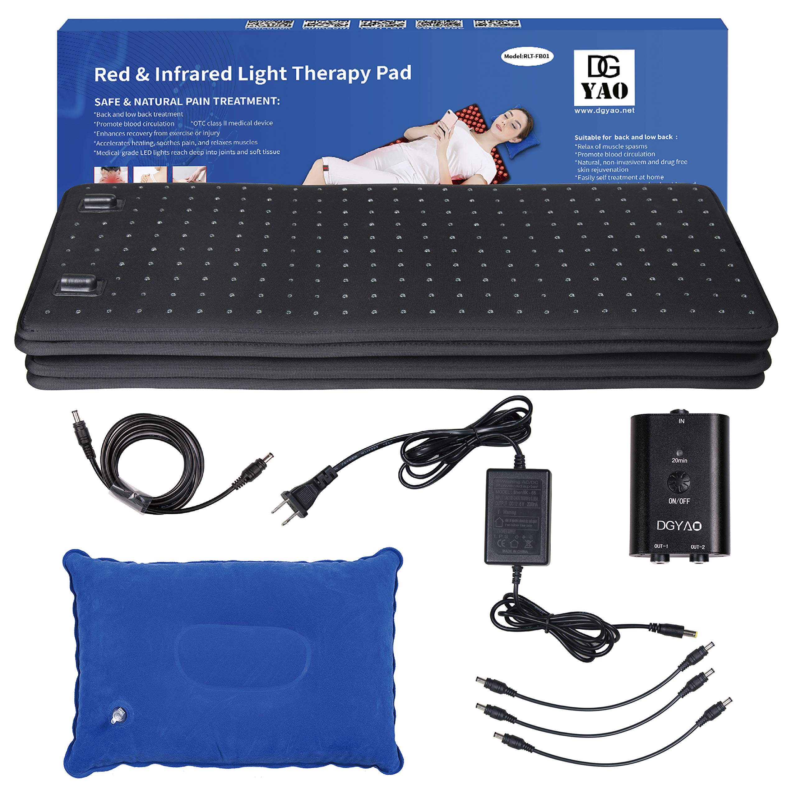 Red Light Therapy Device 660nm & 880nm - Infrared LED Light for Whole Body Pain Relief, Muscle Recovery & Shoulder/Back Therapy | Deep Penetrating Home Use for Joint Pain, Skin Rejuvenation & Relaxation