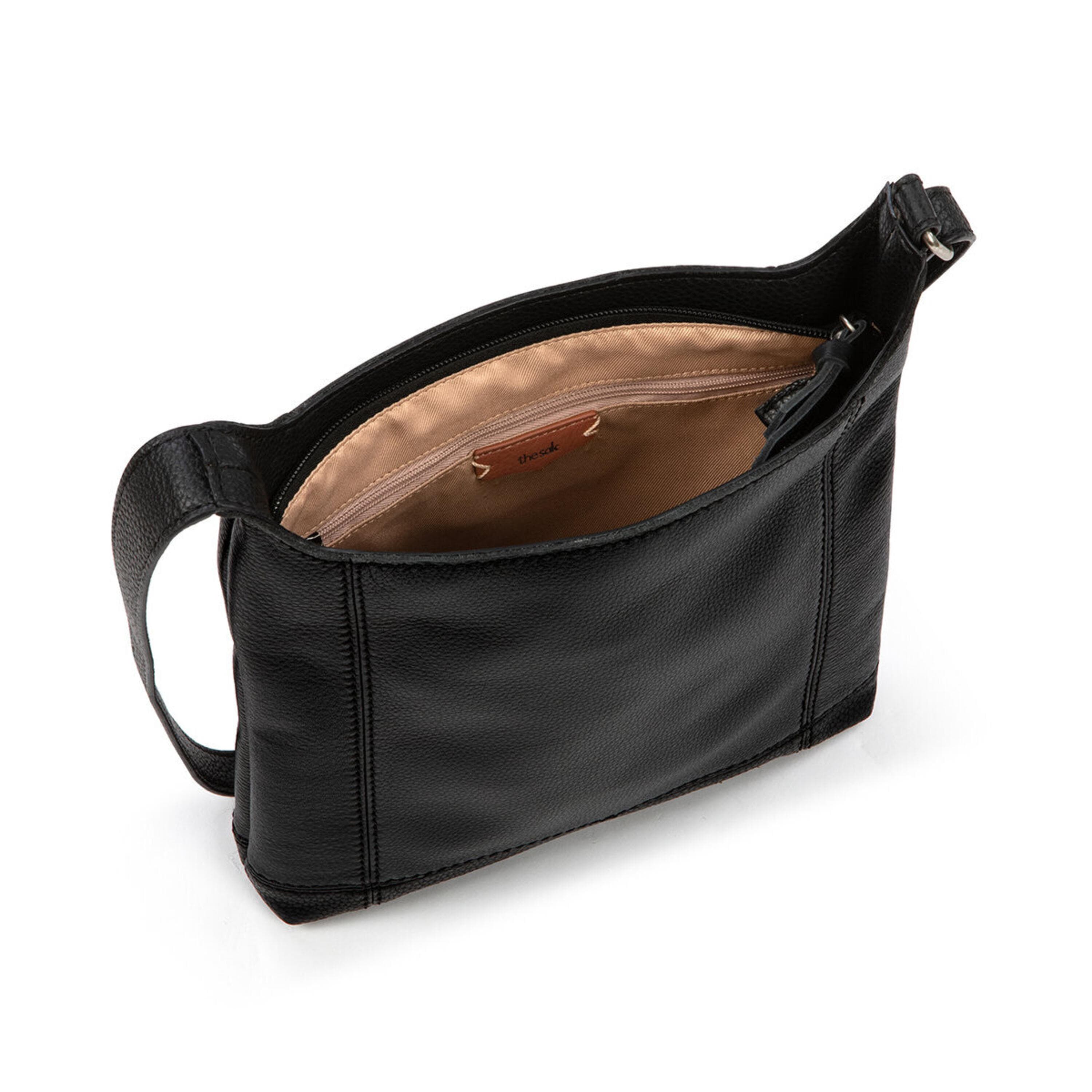 De Young Genuine Leather Crossbody Bag for Women - Stylish & Durable Black Purse - Perfect for Work, Travel & Everyday Use