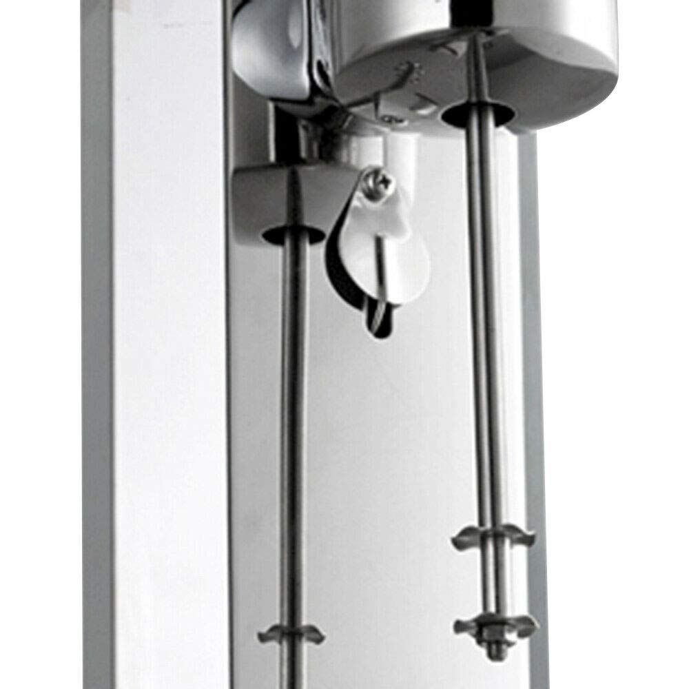 Commercial Dual Head Electric Milkshake Maker - 2x650ml Stainless Steel Drink Mixer with 2 Speed Settings (18000 RPM) - Perfect for Smoothies, Protein Shakes & Cocktails in Restaurants, Cafes & Bars