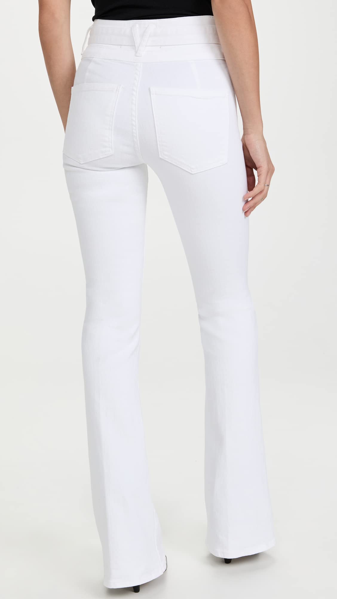 Women's Giselle Skinny Flare Jeans - High Waisted Stretch Denim Pants for Casual & Office Wear | Perfect for Work, Date Night & Everyday Outfits