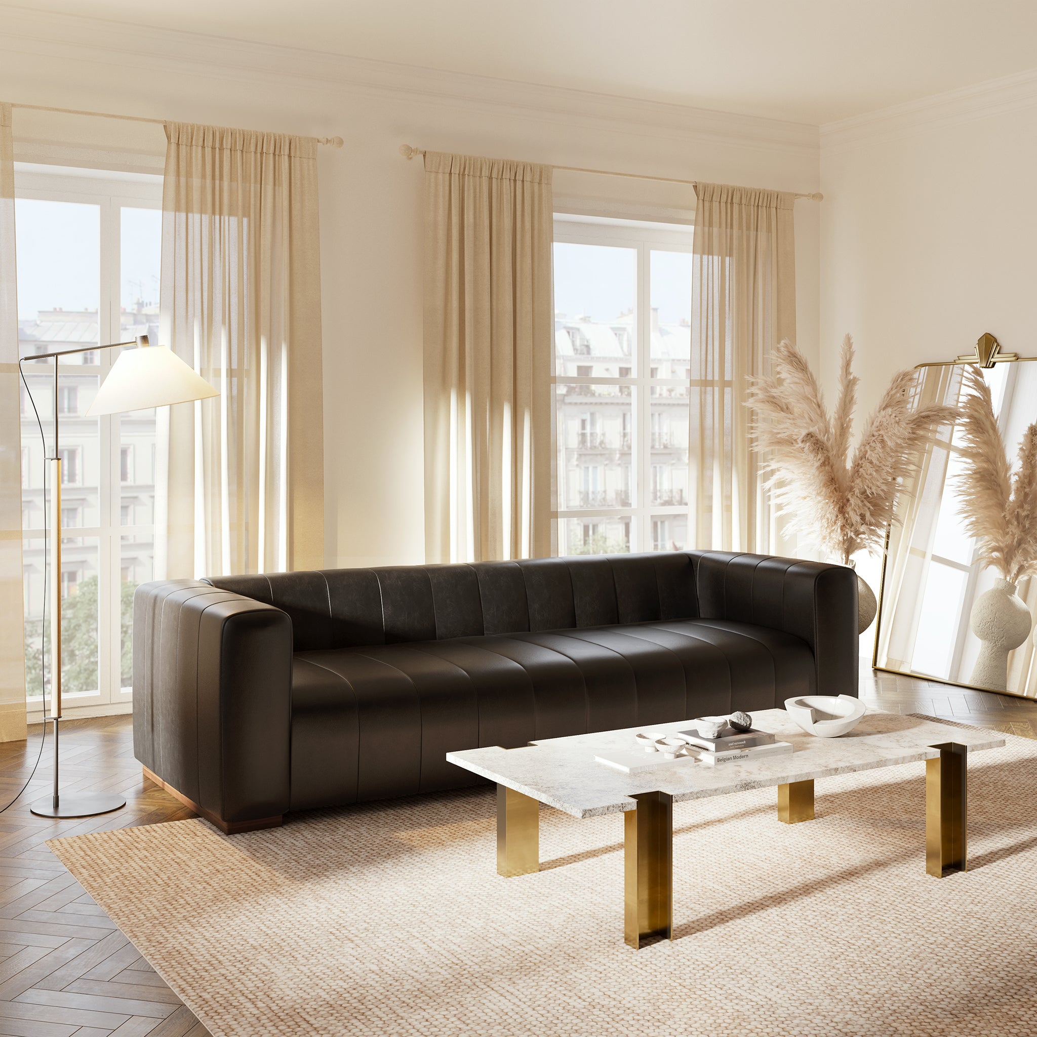 Canale 86 Sofa - Modern Comfortable Living Room Couch for Small Spaces, Apartments & Cozy Home Decor