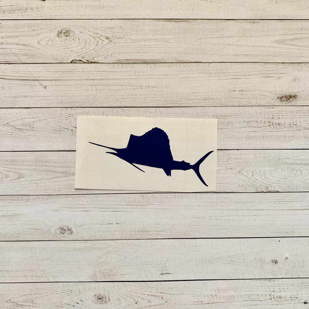 Premium Sailfish Vinyl Decal - Waterproof Sticker for Boats, Cars & Windows | Swordfish & Ocean Themed Wall Decor | Perfect for Marine Lovers & Nautical Home Decor