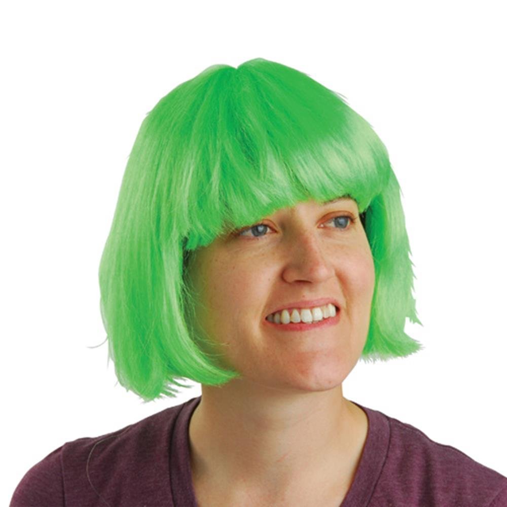 Green Mod Wig for Cosplay & Halloween - U.S. Toy MX167-10