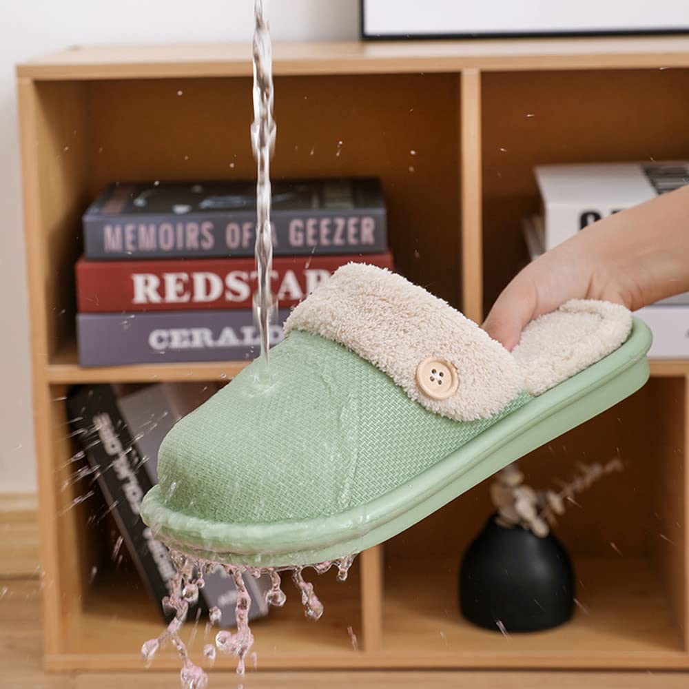 Cozy Warm Plush Wool Slippers for Women - Indoor House Shoes with Non-Slip Sole | Perfect for Winter, Home Relaxation & Cold Floors