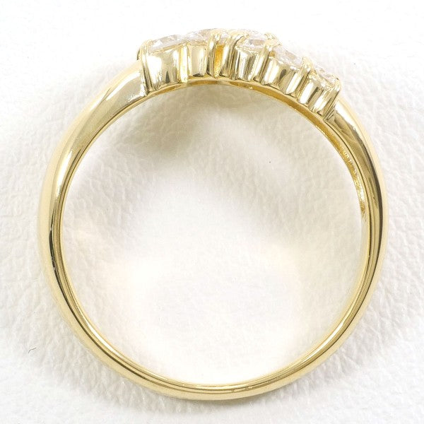 18K Yellow Gold Diamond Ring for Women - Elegant Solitaire Engagement & Wedding Band - Perfect for Proposals, Anniversaries, and Special Occasions