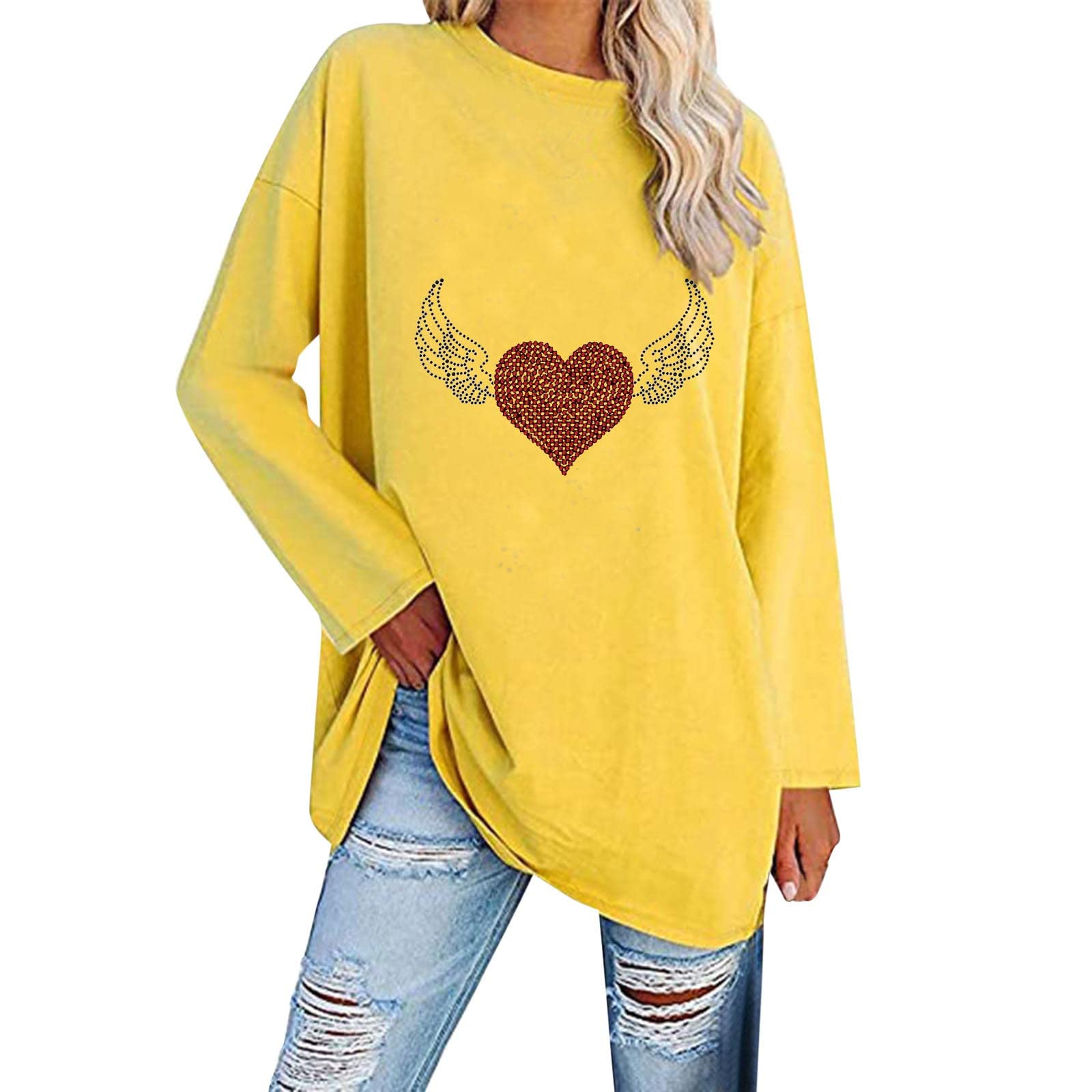 Women's V-Neck Henley Shirt - Long Sleeve Button Down Waffle Knit Tunic Top for Casual Wear | Loose Fit Comfortable Blouse for Everyday, Work & Weekend Outfits