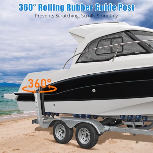 GARVEE 2PCS Rustproof Galvanized Steel Trailer Guide Poles - 20.5