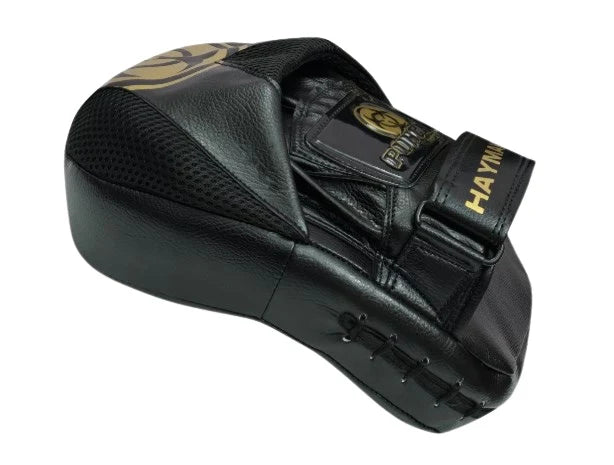 FOCUS PADS Urban™ HAYMAKER™ Black/Gold OSO - Premium MMA & Boxing Training Pads for Fighters and Coaches - Perfect for Sparring, Pad Work, and Combat Sports Training