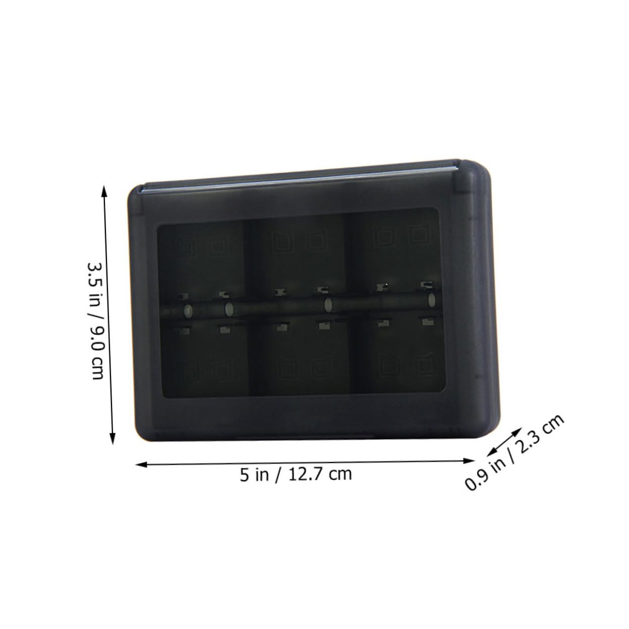 Totority Switch Game Card Holder - Lightweight PP Storage Box for Organizing Game Decks | Perfect for Travel & Home Use