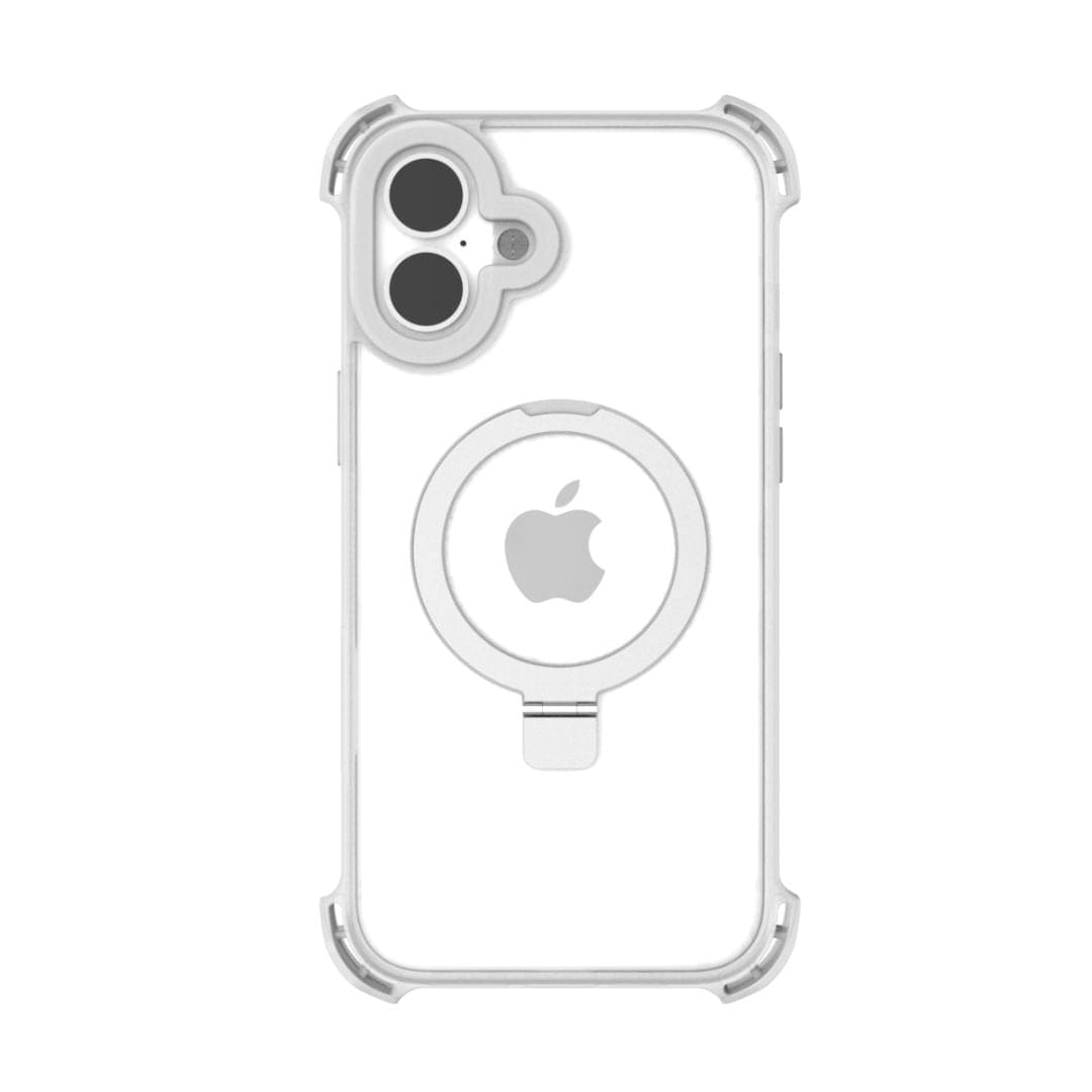 Raptic Dual Impact Shockproof Kickstand Case for iPhone 16 - Heavy Duty Protection with Built-in Stand for Watching Videos & Hands-Free Use