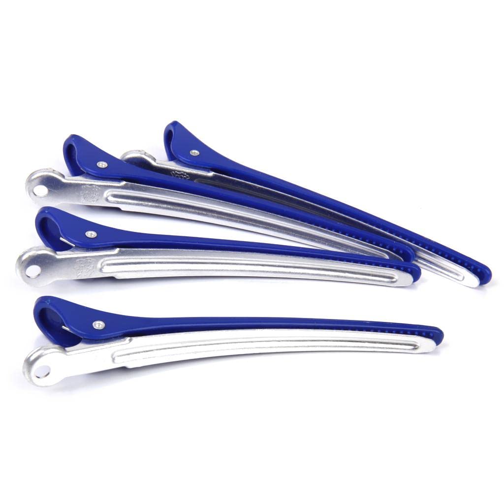 LOSA 12-Piece Sectioning Clips for Hair Styling - Professional Hairdressing Clamps for Salon & Home Use - Perfect for Curling, Cutting & Coloring Hair
