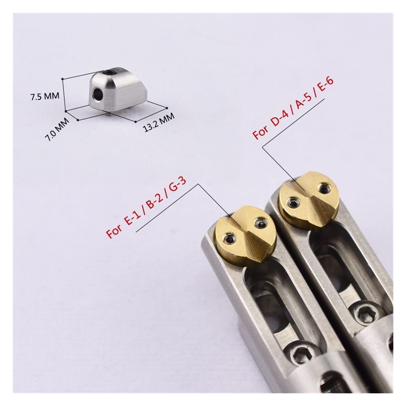 Stainless Steel Headless Guitar Bridge Set - Silver/Black 6/7/8 String Electric Guitar Bridge Replacement Parts for Professional Musicians & DIY Guitar Builders - Perfect for Metal, Rock & Studio Recording