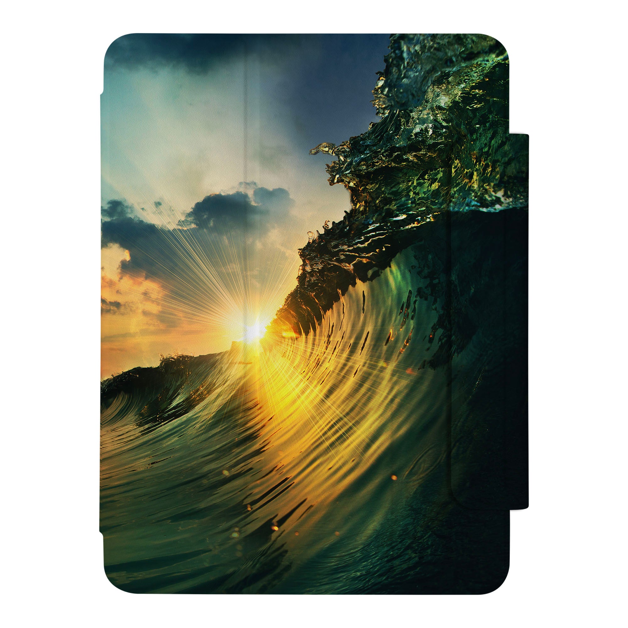 SlimFit Protective Case for iPad - Lightweight & Durable Cover with Ocean Blue Design | Perfect for Work, Travel & Everyday Use