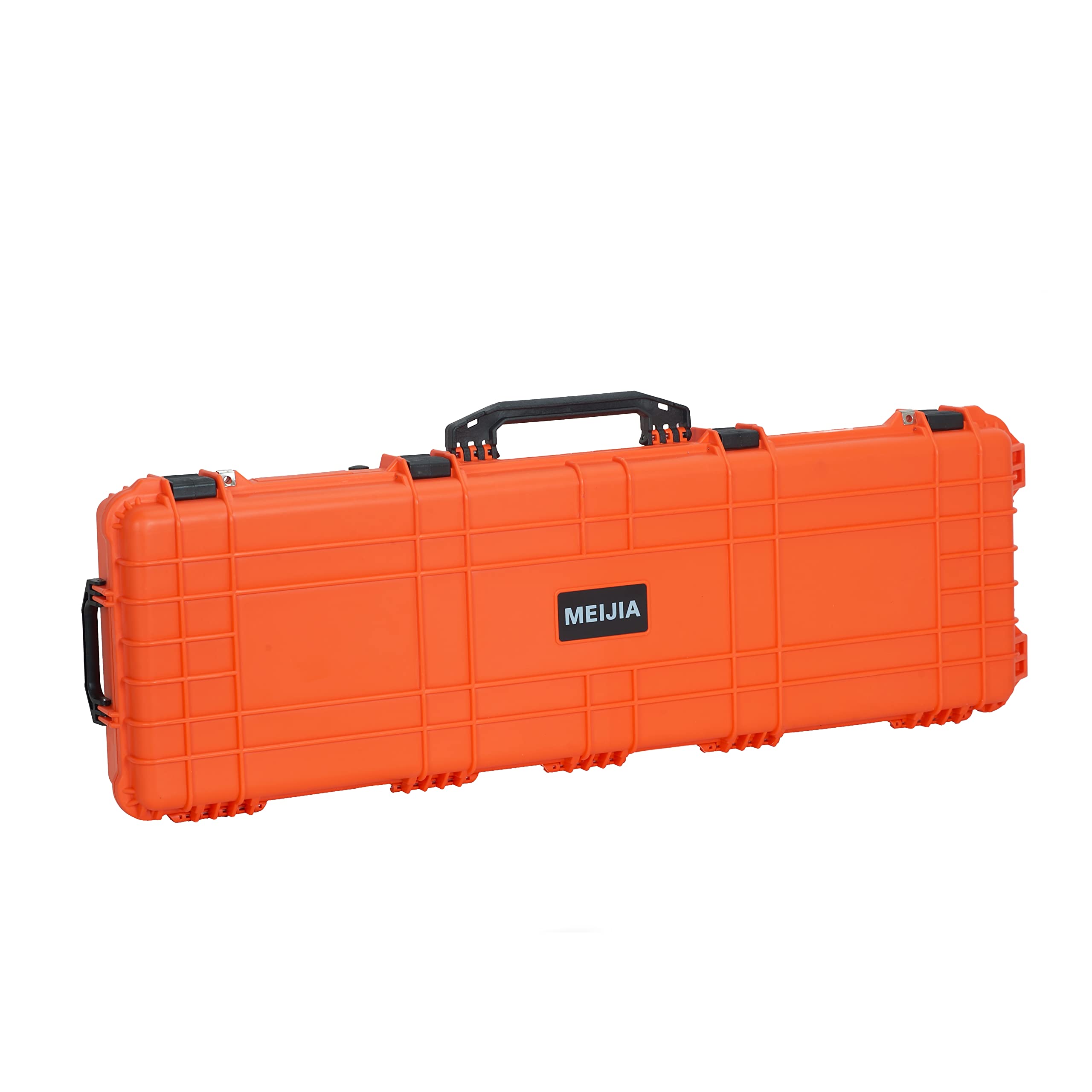 MEIJIA Waterproof Rolling Rifle Case with Wheels & Foam - for Guns, Shotguns, Airsoft - Outdoor & Range Use
