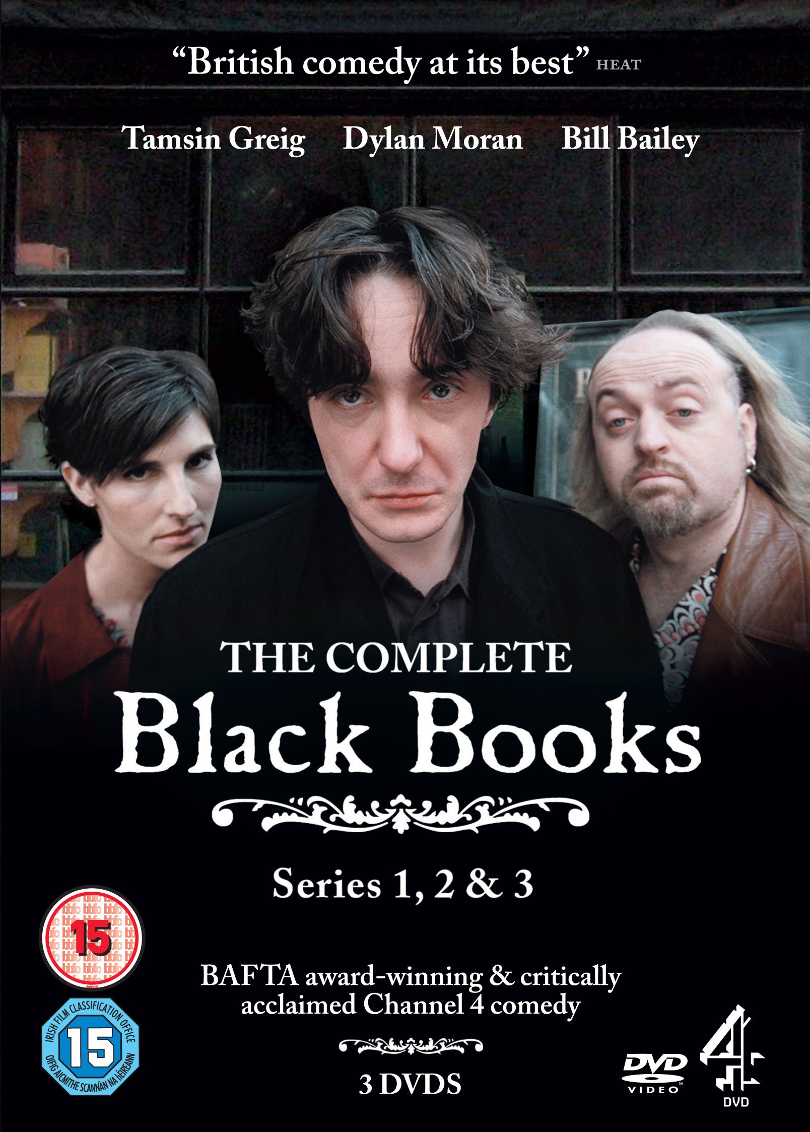 Black Books Complete Series 1-3 DVD Box Set | All Seasons Collection | British Comedy TV Show | PAL Region 2 Import from UK | Perfect for Home Entertainment & Comedy Lovers
