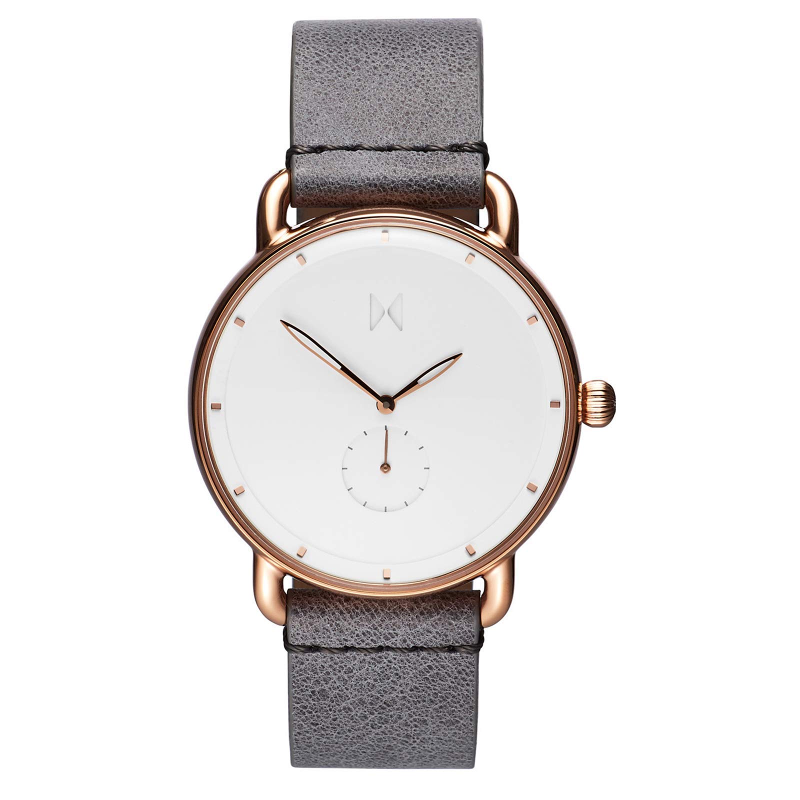 MVMT Revolver Men's Watch - 45mm Leather Band Analog Chronograph with Date Display | Stylish Casual & Business Wear for Everyday Use