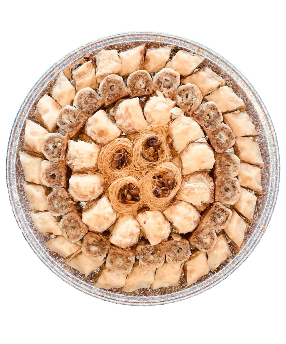 Premium Assorted Baklava Tray - Perfect for Gifts & Parties