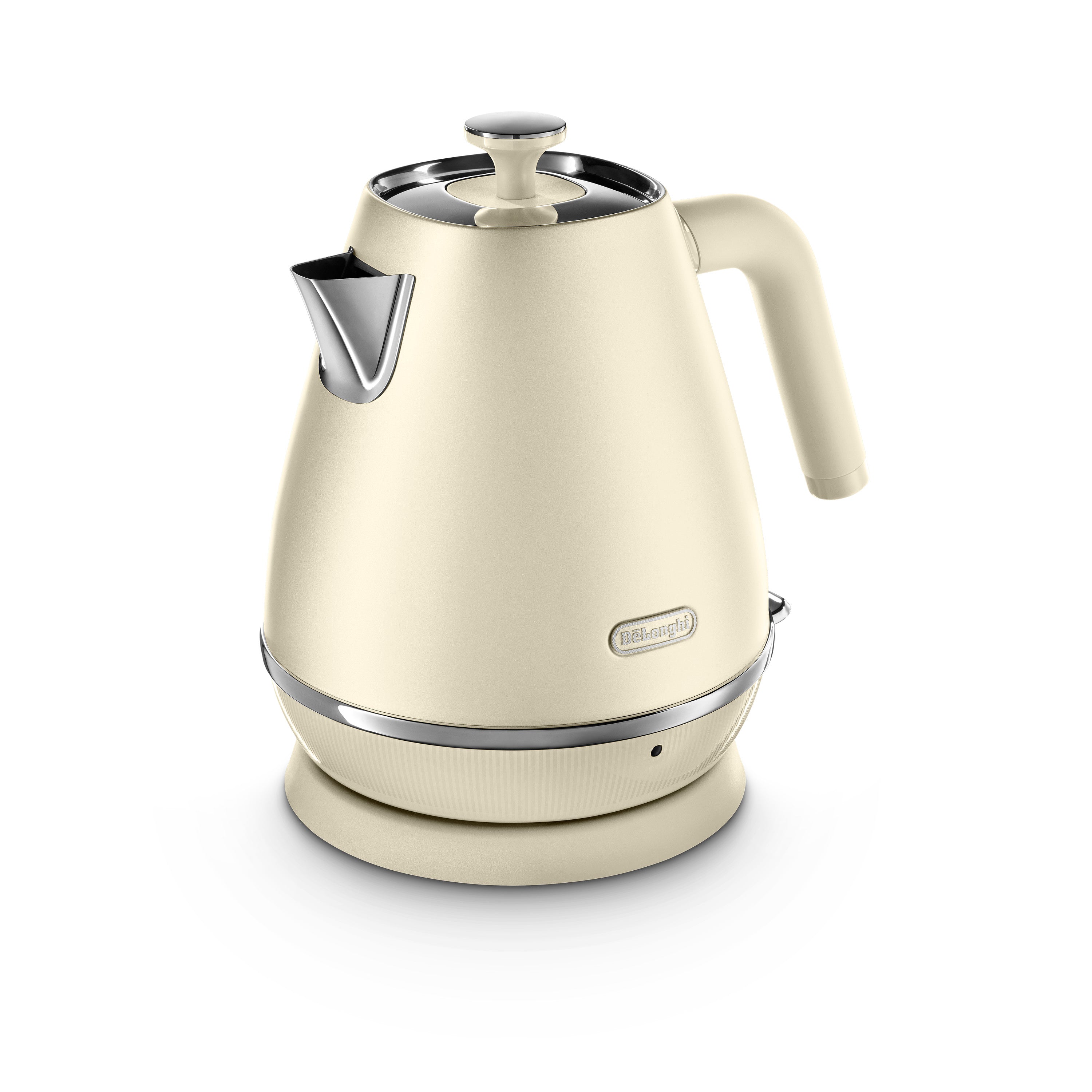 De'Longhi KBIN2000 Distinta Perla Electric Kettle - 1.7L Fast Boiling, Stainless Steel, Auto Shut-Off & Boil-Dry Protection - Perfect for Home, Office & Tea Lovers