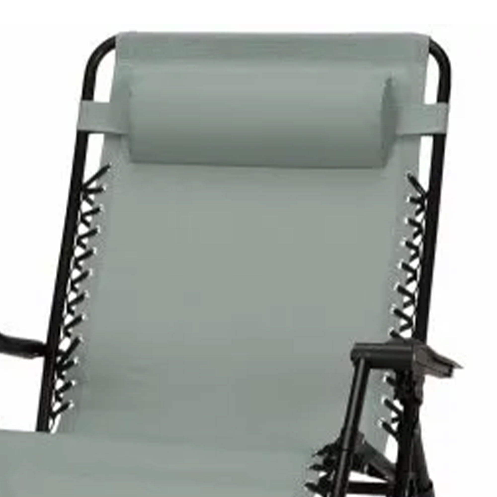 Sunny Isles XL Zero Gravity Outdoor Patio Reclining Chair - Steel Frame Comfortable Lounge Seating Furniture Set (3 Pack, Green) - Perfect for Backyard, Poolside & Beach Relaxation