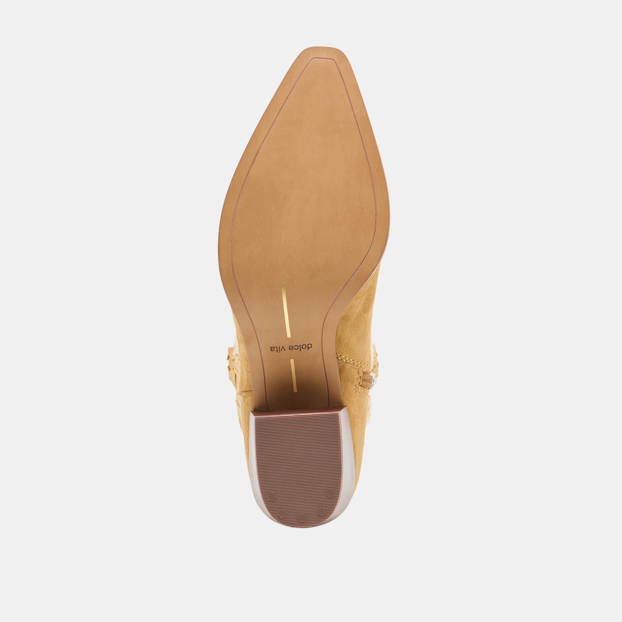 VILA Women's Caramel Suede Boots - Comfortable Ankle Booties for Fall & Winter Fashion | Perfect for Casual Outfits, Office Wear & Date Nights