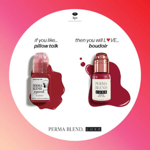 Perma Blend Luxe Boudoir Pigment - Professional Tattoo Ink for Permanent Makeup & Microblading - Perfect for Eyebrows, Eyeliner & Lip Blushing