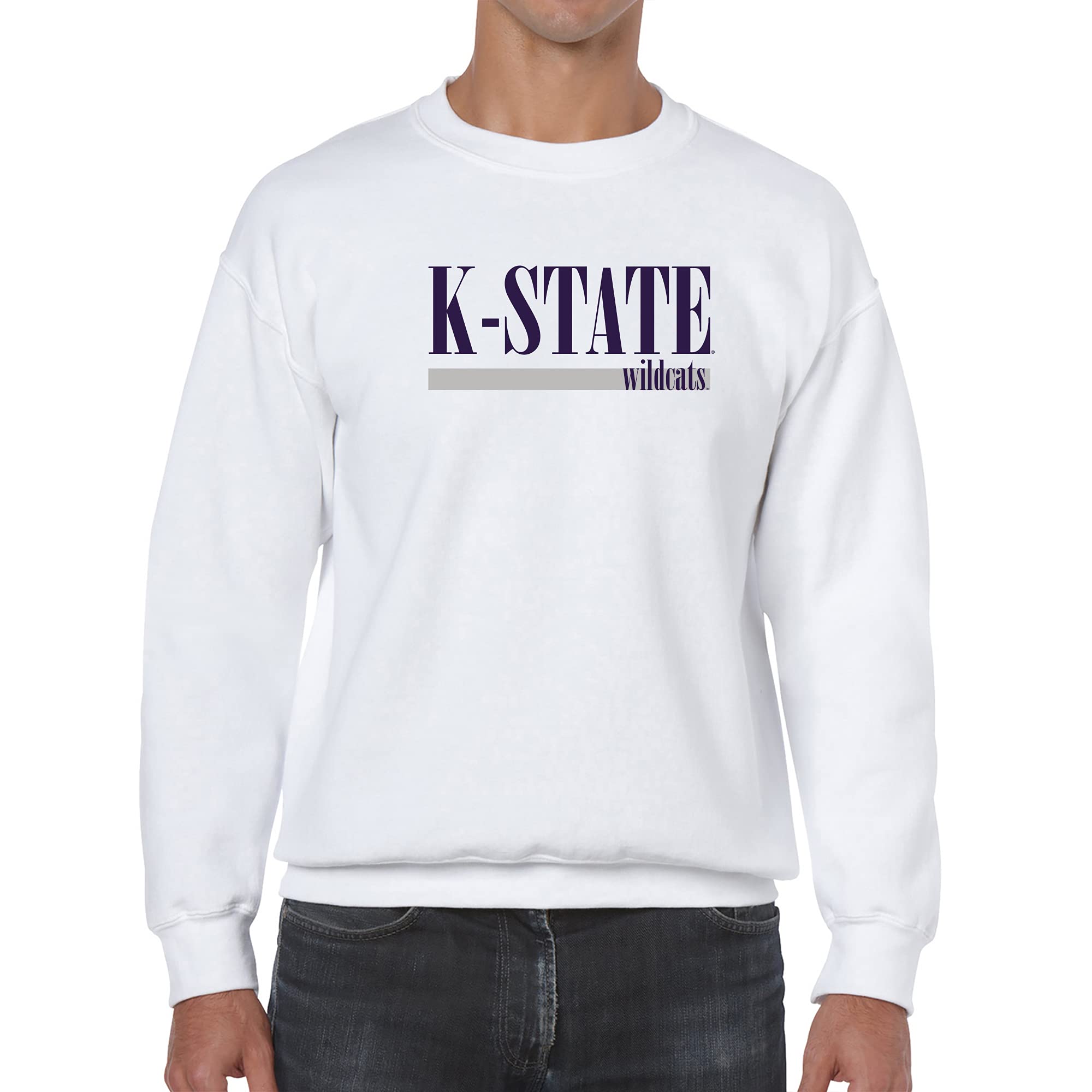 UGP Campus Apparel NCAA Boldline Team Color Crewneck Sweatshirt - Official College & University Pullover for Game Day, School Spirit & Casual Wear