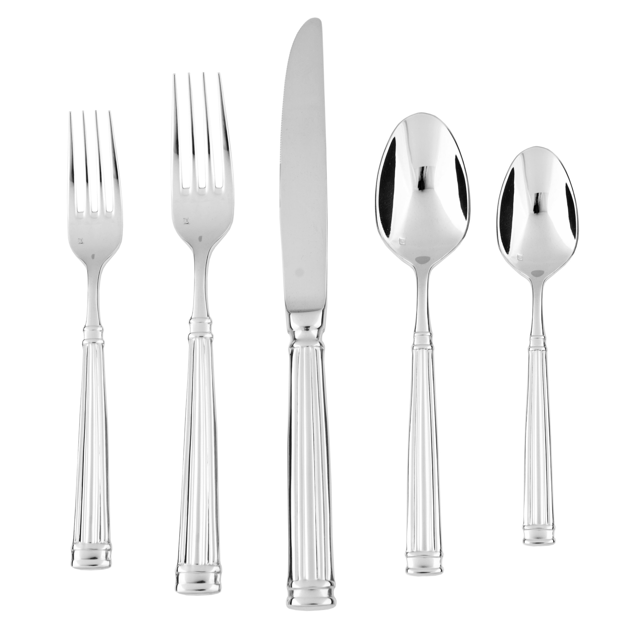 Fortessa Doria 18/10 Stainless Steel Butter Knife Set of 12 - Premium Silver Flatware with Solid Handle for Dining, Catering & Gift Giving