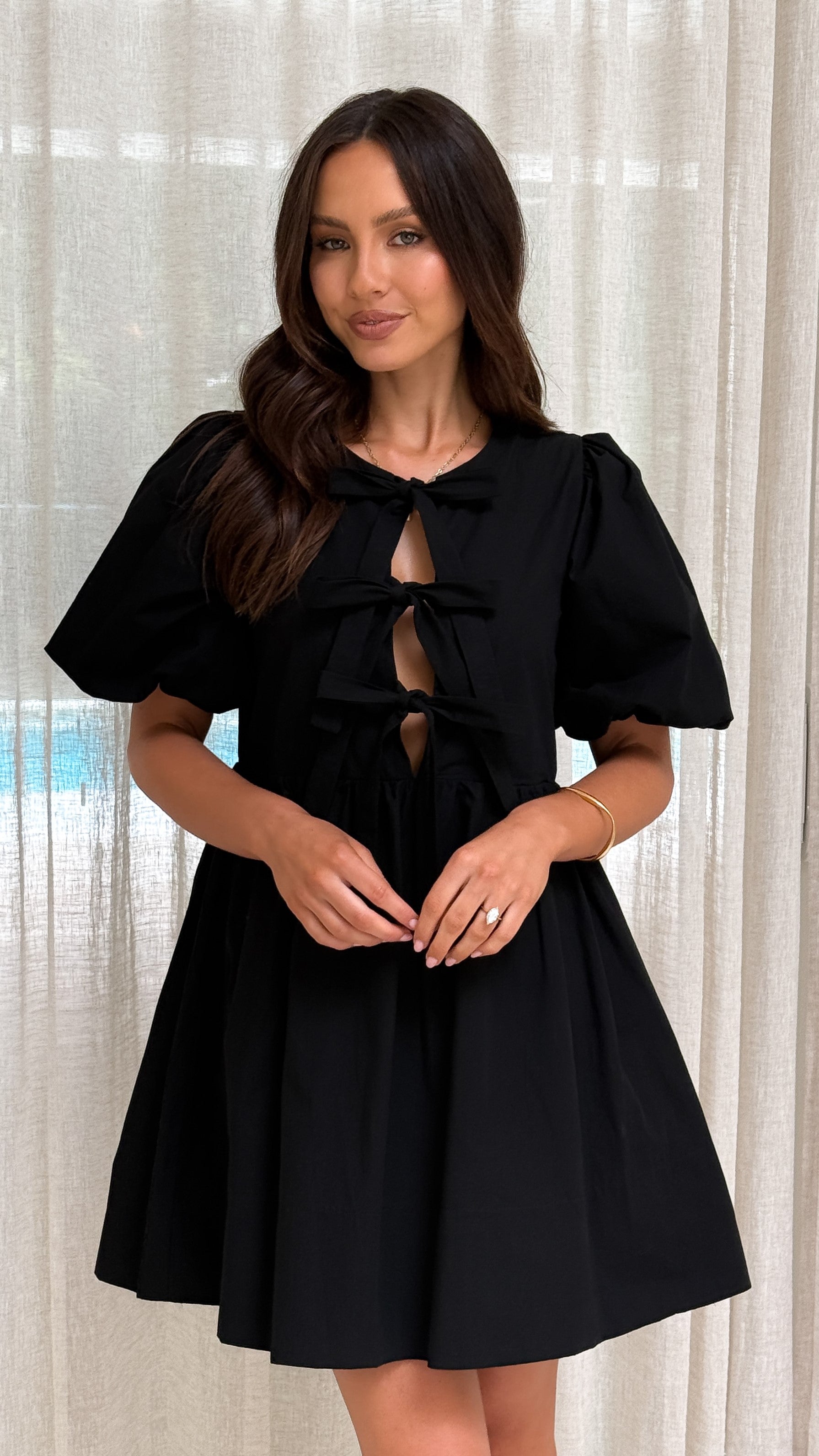Arana Mini Dress - Black | Sexy Bodycon Party Dress for Women | Perfect for Night Out, Club, Date Night & Special Occasions