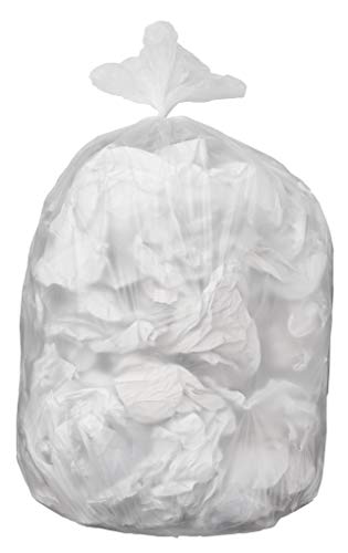 **AmazonCommercial 45 Gallon Clear Trash Bags (40