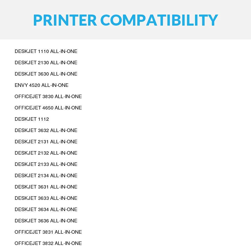 High-Yield Remanufactured HP 63XL F6U64AN Ink Cartridge Replacement (Black, 10-Pack) - Compatible with HP DeskJet 2130, Envy 4520, OfficeJet 3830, Deskjet 3632 & More - Perfect for Home & Office Printing