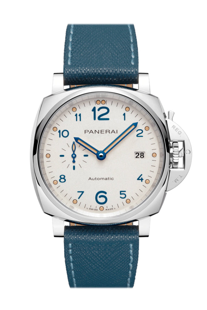Panerai Luminor Due Automatic Men's Watch - 42mm Ivory Dial, Stainless Steel Case, Date Display | Luxury Dress Watch for Business, Formal Events & Special Occasions