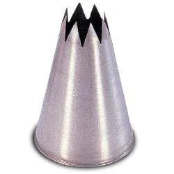 Open Star Pastry Tip - Professional Stainless Steel Baking Decorating Nozzle for Cakes, Cupcakes & Cookies - Perfect for Birthday, Wedding & Holiday Desserts