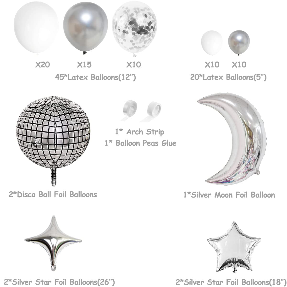 Retro 60s 70s Disco Birthday Party Decorations Set - Iridescent Groovy Boogie Theme for Happy Birthday Celebrations | Perfect for Themed Parties, Dance Events & Nostalgic Decor