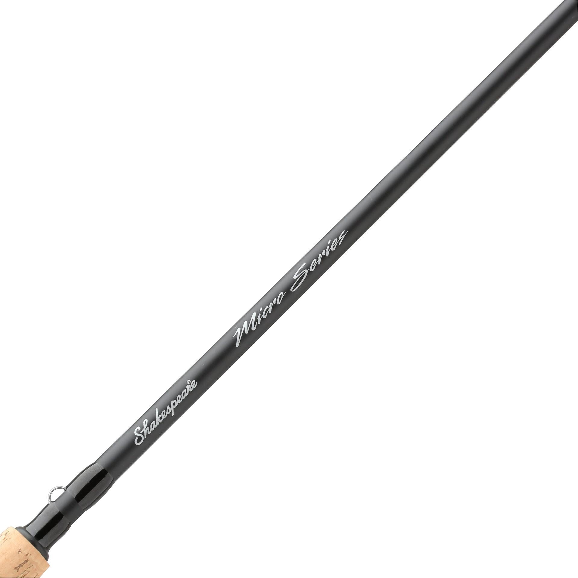 Micro Series Spinning Fishing Rod and Reel Combo - Lightweight Graphite Freshwater/Saltwater Fishing Gear for Bass, Trout, Salmon - Perfect for Shore Fishing, Boat Angling & Travel