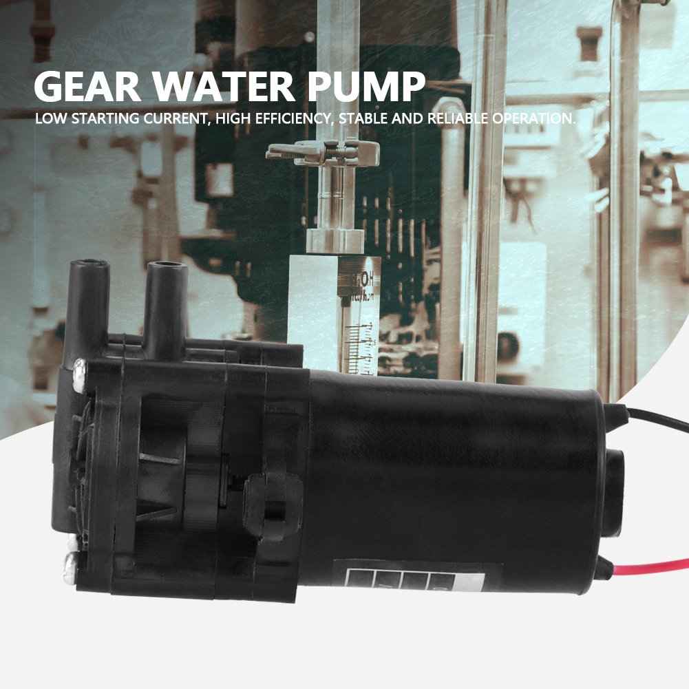 12V DC Self-Priming Mini Plastic Gear Water Pump - High Pressure Sprayer Pump for RV, Marine, Boat, Lawn Irrigation & Outdoor Cleaning (Model ZC-A250) | Perfect for Fresh Water Transfer, Agricultural Spraying & Liquid Dispensing