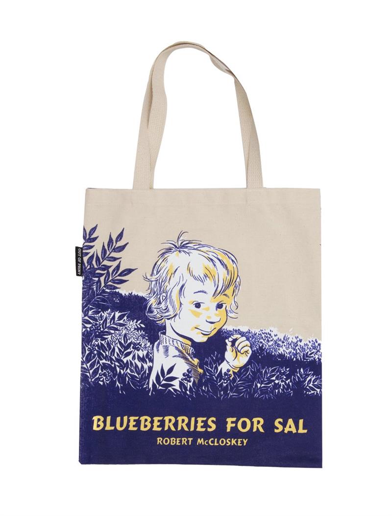 Blueberries for Sal Tote Bag - Durable Canvas Book Tote - Perfect for Groceries, Beach & Library - Cute Children's Book Inspired Shopping Bag