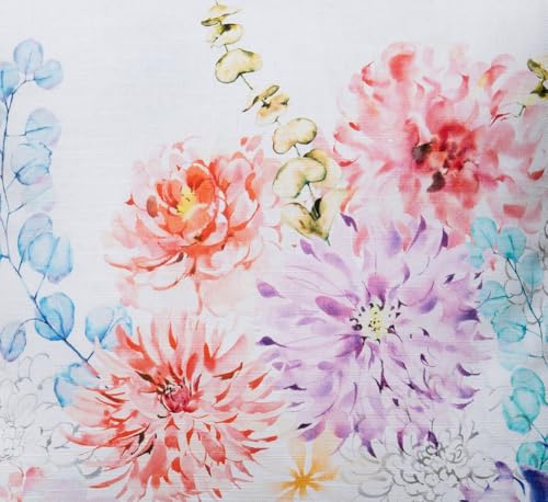 25 - Floral - White