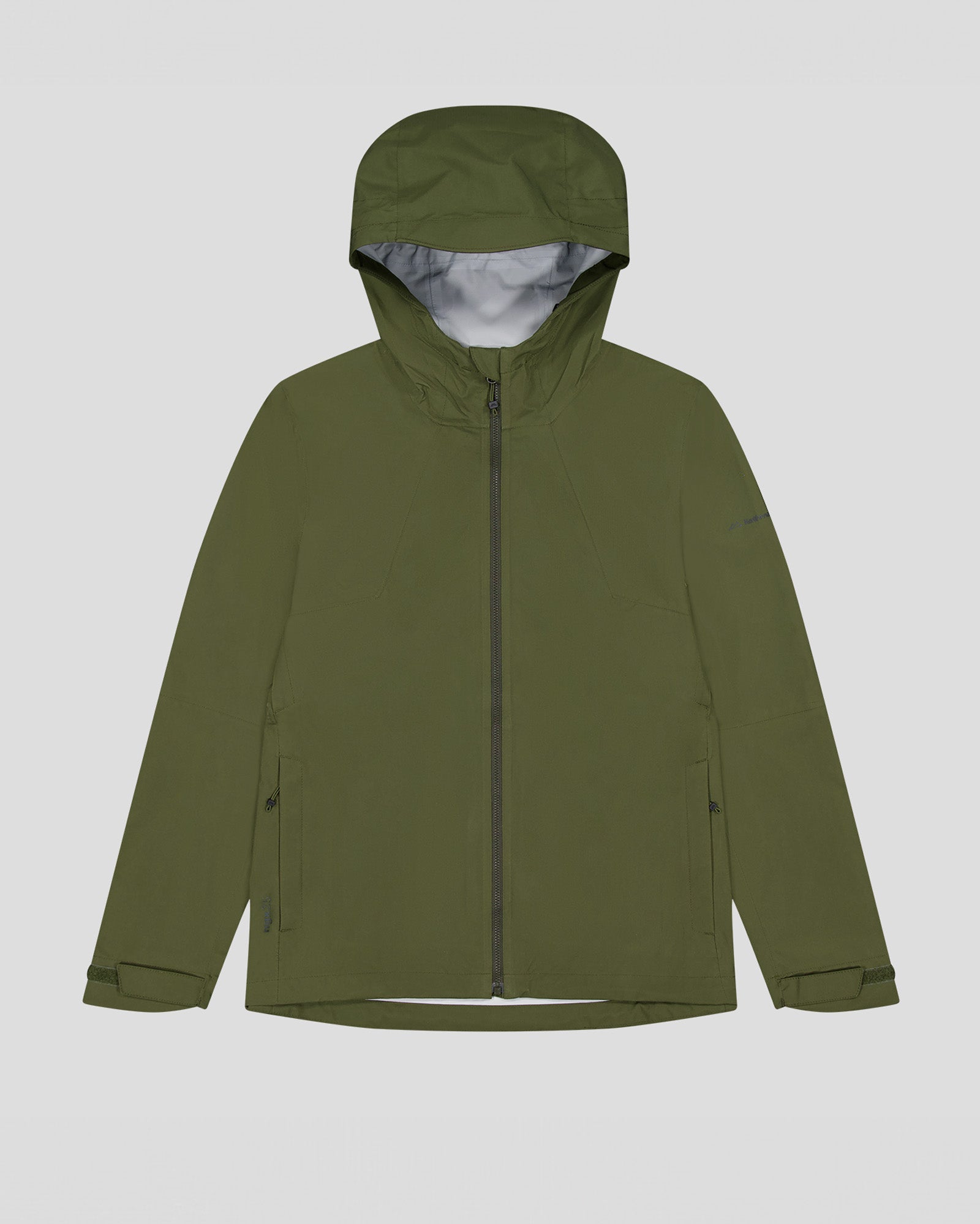 Women's Waterproof Trailhead Stretch 2.5 Layer Rain Jacket - Light Moss Green - Hiking, Camping & Outdoor Activities
