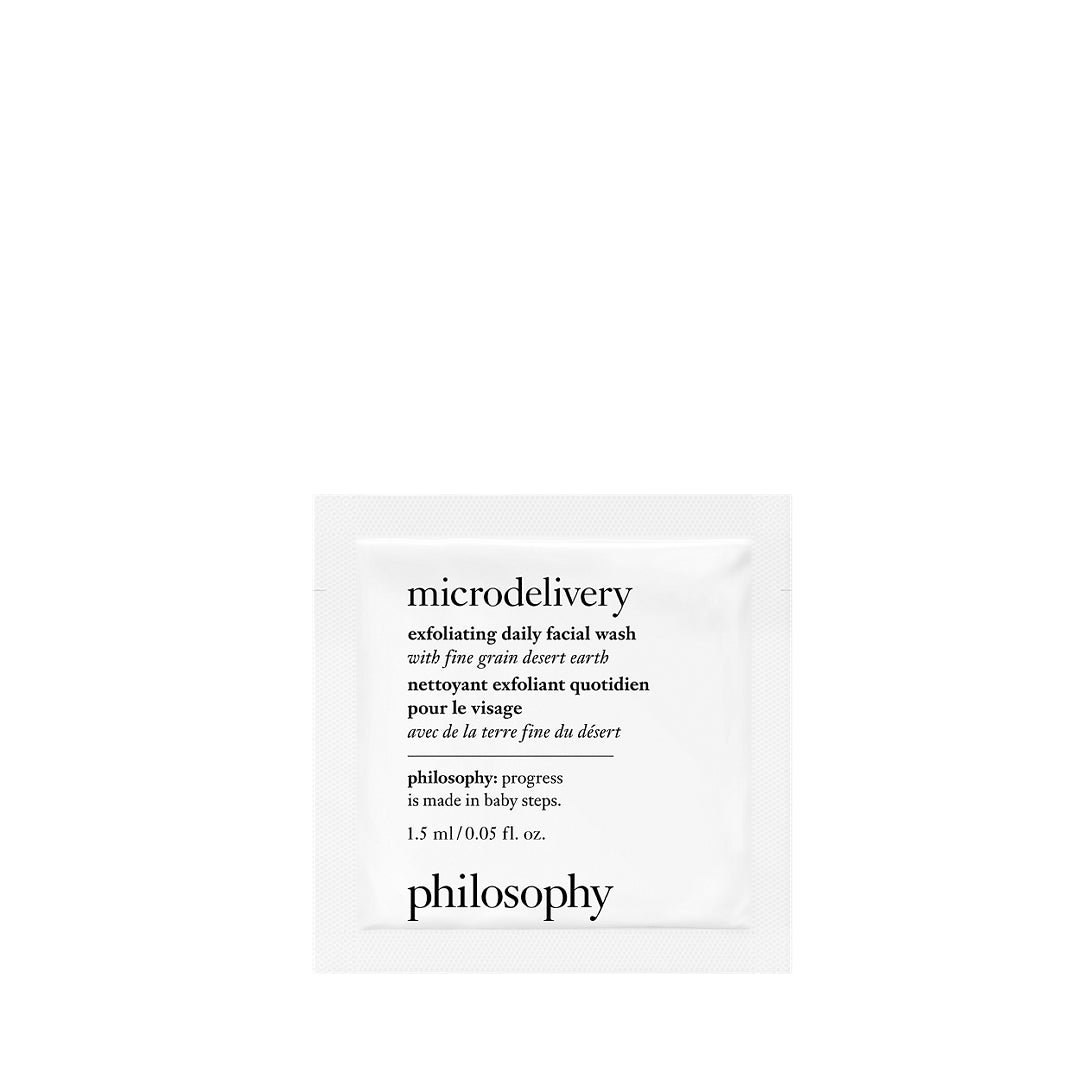 Exfoliating Daily Facial Wash Packette - Gentle Cleansing & Exfoliation for Smooth Skin - Perfect for Morning & Night Skincare Routine