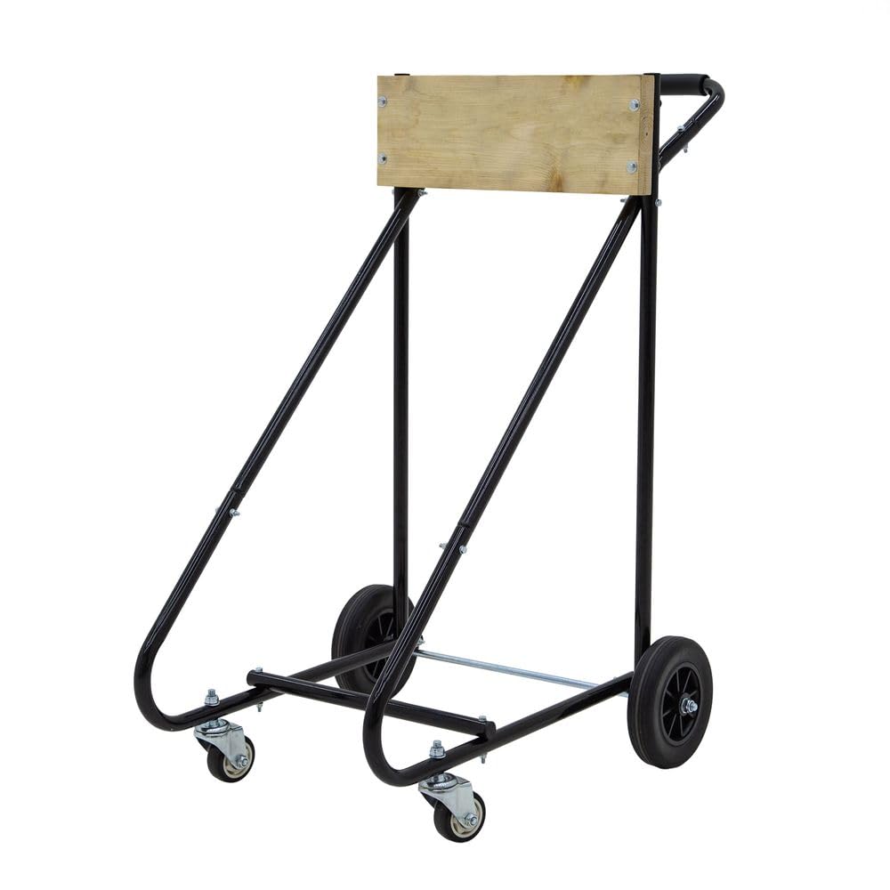 Heavy Duty Outboard Boat Motor Stand for 30-115 HP Engines - 315 lb Capacity - Ideal for Storage, Maintenance & Transport of Marine Motors