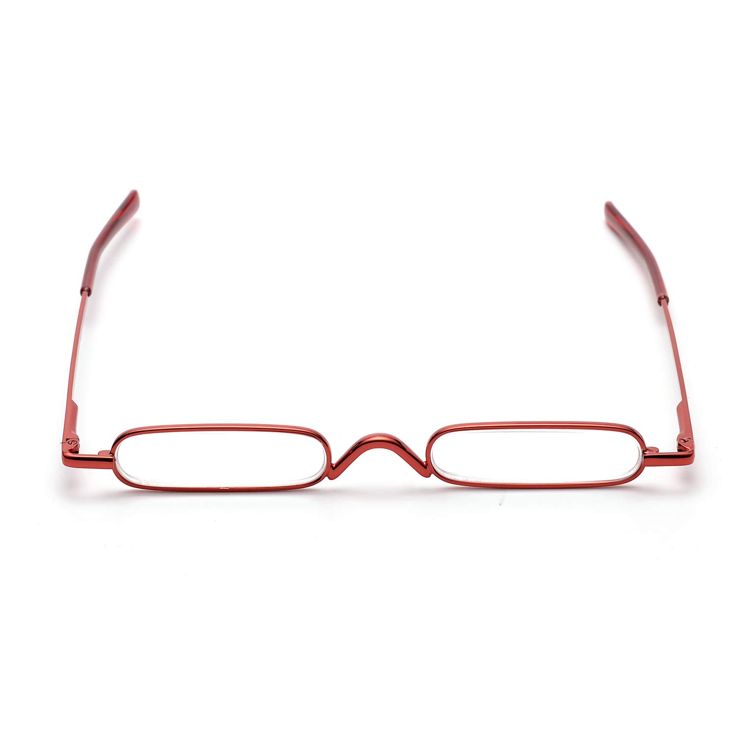 ZUVGEES Lightweight Slim Reading Glasses with Pen Clip & Tube Case - Compact Portable Readers for Men & Women - Perfect for Travel, Office, and Everyday Use