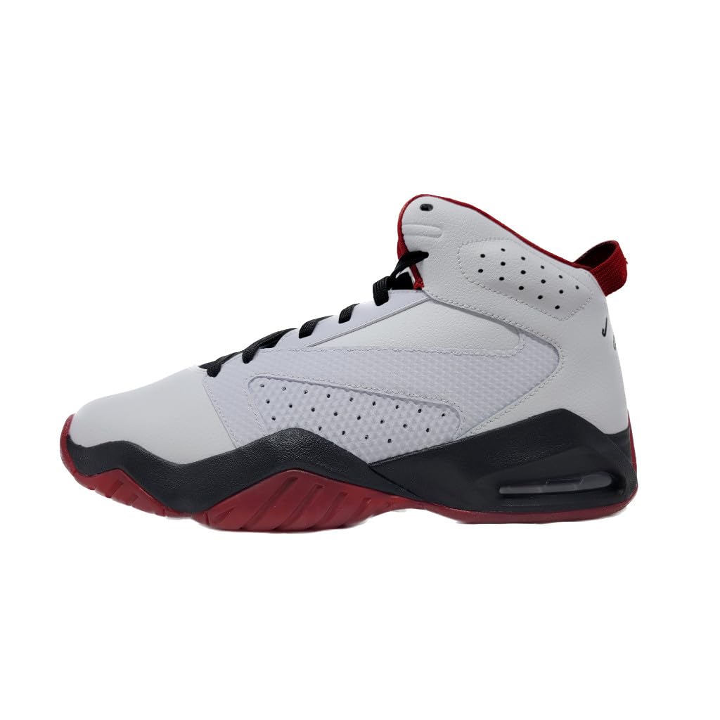 Jordan AR4430-106 Men's Basketball Shoes - Lift Off White/Black-Red - Size 7.5 D(M) US - High-Performance Sneakers for Court Play & Street Style
