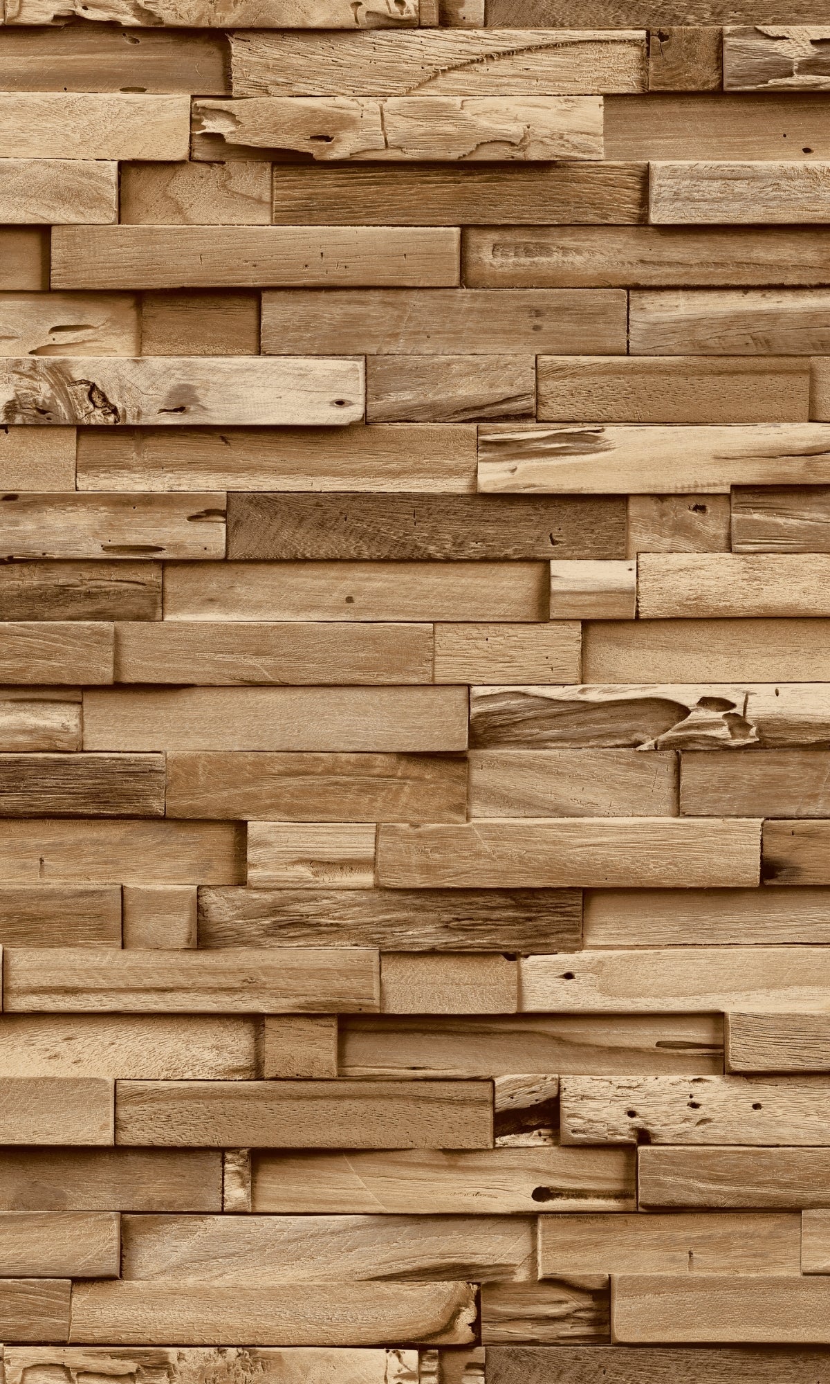 Beige Rustic Wood Look Textured Wallpaper R8915 - Peel and Stick Removable Self-Adhesive for Bedroom, Living Room, Kitchen, Office Decor