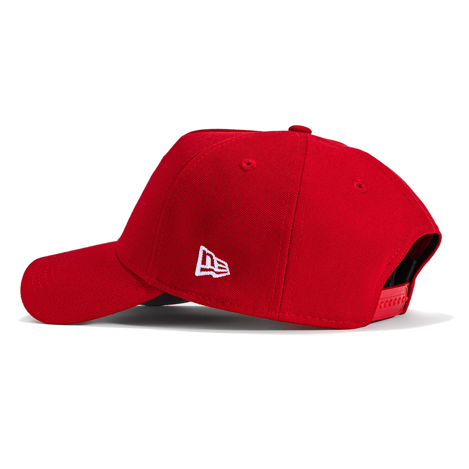 New Era 9Forty A-Frame Los Angeles Dodgers 40th Anniversary Patch Snapback Hat - Red & White - Adjustable Baseball Cap for Men & Women - Perfect for Sports Games, Fan Collections & Casual Streetwear