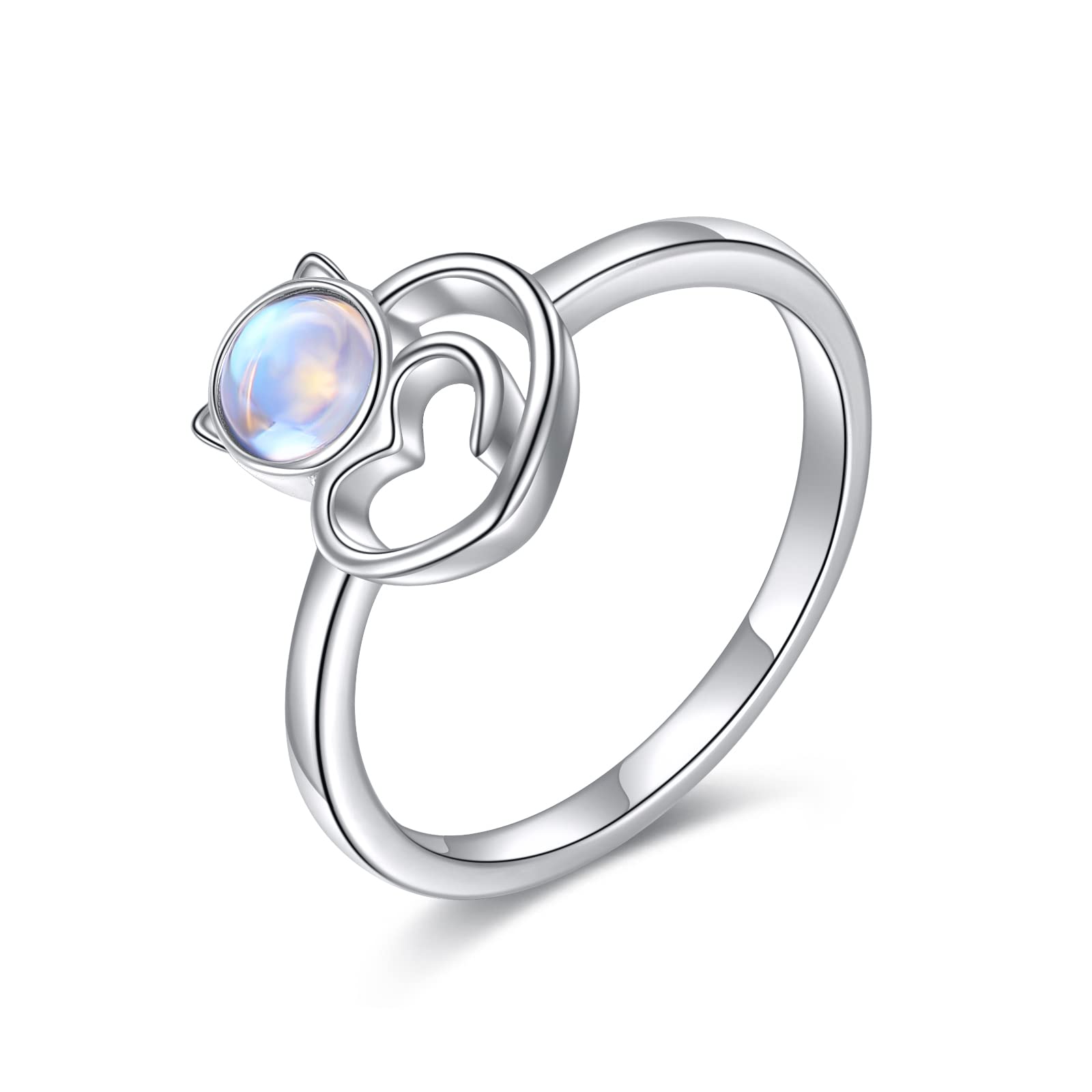 YFN Sterling Silver Animal Rings - Adjustable Open Rings for Women, Men & Girls - Perfect Jewelry Gifts for Birthday, Anniversary & Everyday Wear