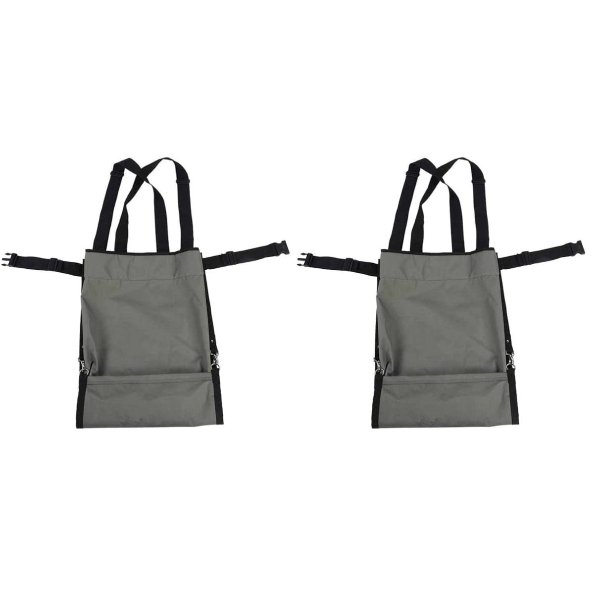 Yardwe Harvesting Apron Set of 2 - Large Garden Harvest Apron with Fruit & Vegetable Picking Bags - Durable Farm to Table Collection for Gardening, Farmers Market & Harvesting Fresh Produce